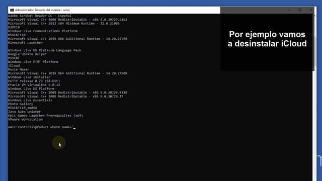 ❌ Cómo DESINSTALAR PROGRAMAS con CMD Windows 10 смотреть онлайн