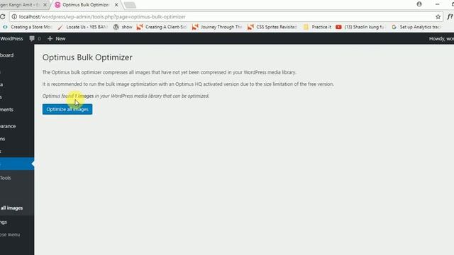 Optimus WordPress plugin for image optimisation смотреть онлайн