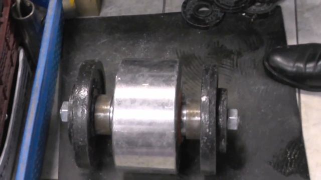 Титановый блоб 35,4кг и гантеля с ручкой 50мм весом 102,2кг смотреть онлайн