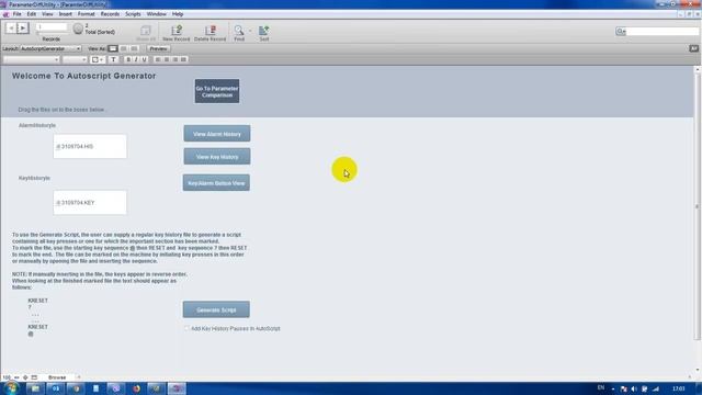 Создание файла "истории нажатий клавиш" и "истории ошибок" в Parameters Checker смотреть онлайн