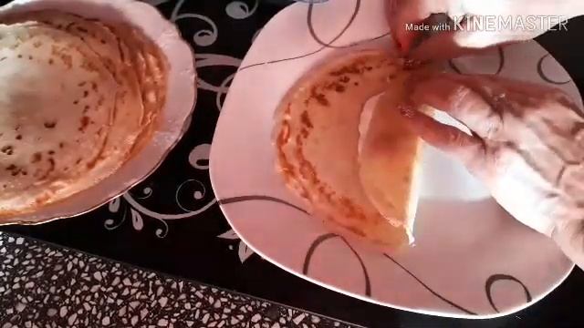 Блинчики с кремом и свежей МАЛИНОЙ! 21.12.2019 смотреть онлайн