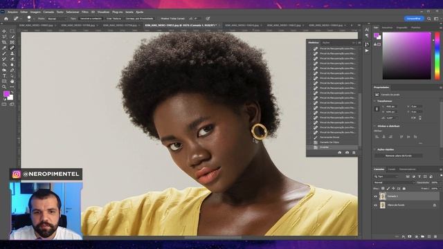 EDIÇÃO DE PELE em FOTO DE MODA - Guia DEFINITIVO e Tutorial Photoshop COMPLETO смотреть онлайн