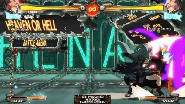 Guilty Gear xrd revelator 2 : Baiken Lab (things you need to know) смотреть онлайн