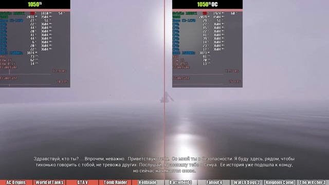 Xeon E3-1270 & 1050Ti (stock vs OC GPU) in 10 Games смотреть онлайн