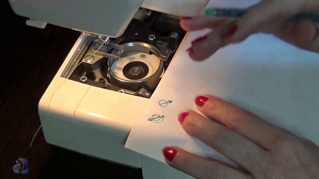 Строчка зигзаг, как ее сделать красивой? Регулировкой. смотреть онлайн