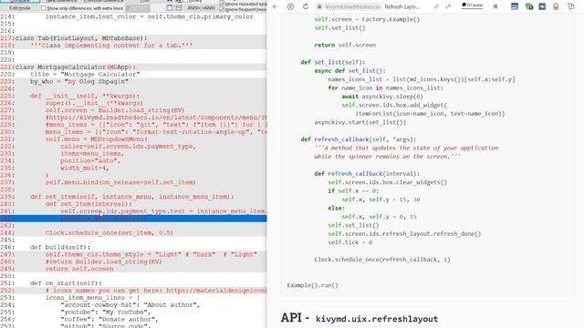 Как сделать выпадающее меню в мобильном приложении на Python #8 MDDropdownMenu kivymd смотреть онлайн