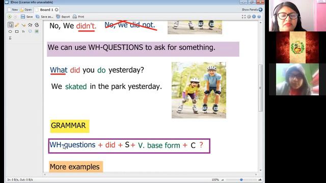 PAST SIMPLE: WH QUESTIONS-I PART (B2) смотреть онлайн