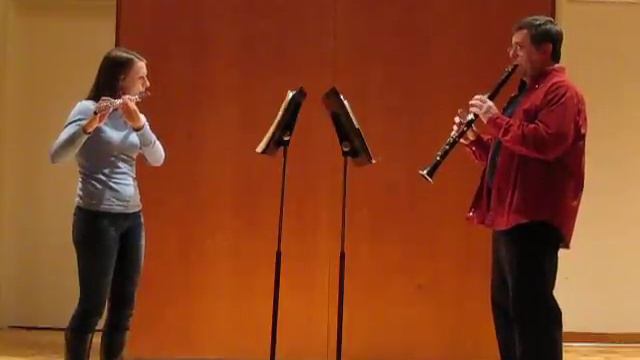 Jingle Bells duet for flute and clarinet смотреть онлайн