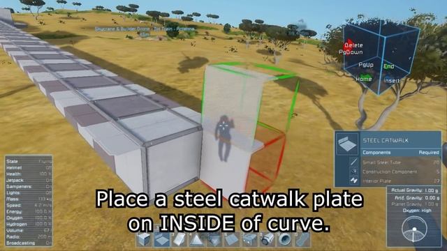 Space Engineers Rail Track Building Tutorial - DH Train Engineers v3 смотреть онлайн