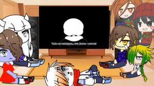 Реакция undertale на "сильнее чем ты" версия Санса + сюжет 1/4