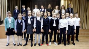 5а класс поздравляет учителей с 8 марта!