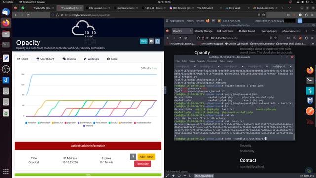 Opacity TryHackMe Walkthrough смотреть онлайн