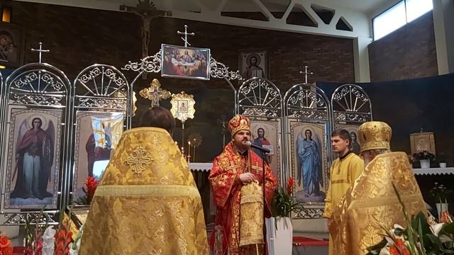 Проповедь Преосвященнейшего Амвросия, епископа Богородского на литургии, 09.10.2022 смотреть онлайн