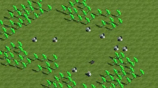 © UNITY | Бот с аэрорацем в изометрии. Стрельба по воздушным и наземным целям.