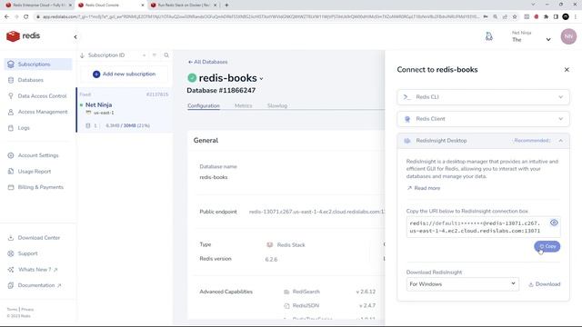 Redis Tutorial for Beginners #2 - Making a Redis Database (Redis Cloud) смотреть онлайн