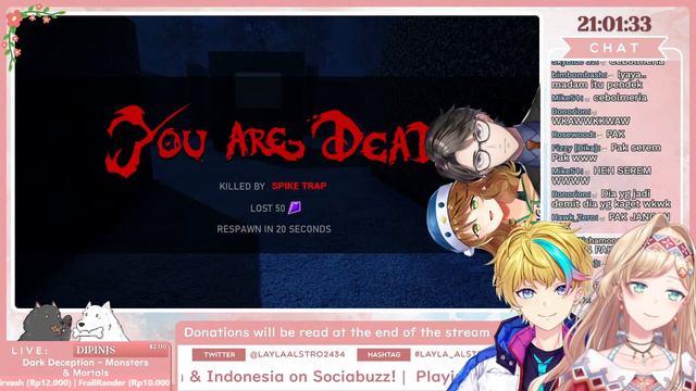 【Dark Deception: Monsters & Mortals】Run Rabbit Run, Rabbit Run Run Run~【NIJISANJI ID | Layla】 смотреть онлайн