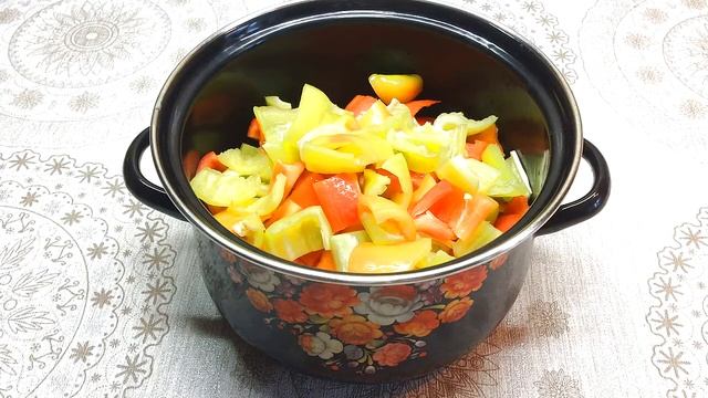 Перцы в томатной заливке на зиму/консервация/ смотреть онлайн