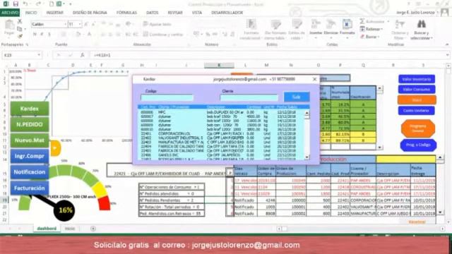 Dashbord de almacén, producción, control, planeamiento, ingreso, kardex, pedidos, orden fabricación смотреть онлайн