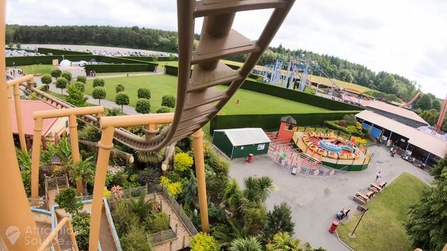Flight of the Pterosaur [4K] Front Seat POV - Paultons Park смотреть онлайн