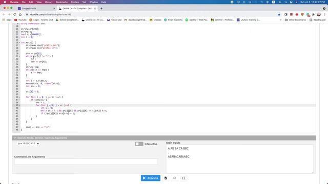 USACO Training Longest Prefix смотреть онлайн