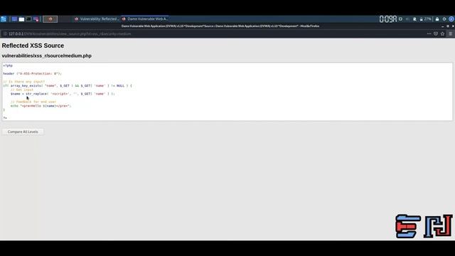 DVWA | XSS Reflected | Medium Security | Solution смотреть онлайн