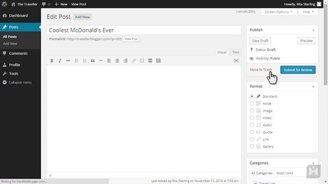 WordPress for Beginners 2015 Tutorial Series | Chapter 3-24: Managing Users смотреть онлайн