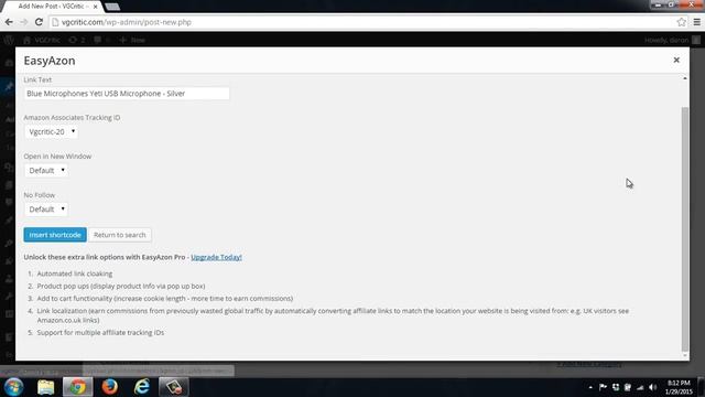 How to use EasyAzon Plugin for Wordpress смотреть онлайн