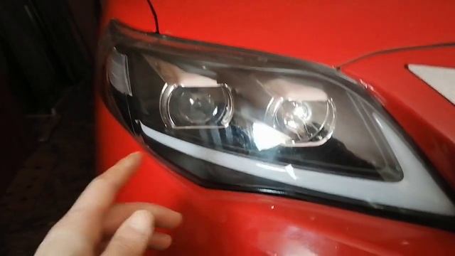 Фары в стиле Лексус на Тойота Королла 150. смотреть онлайн