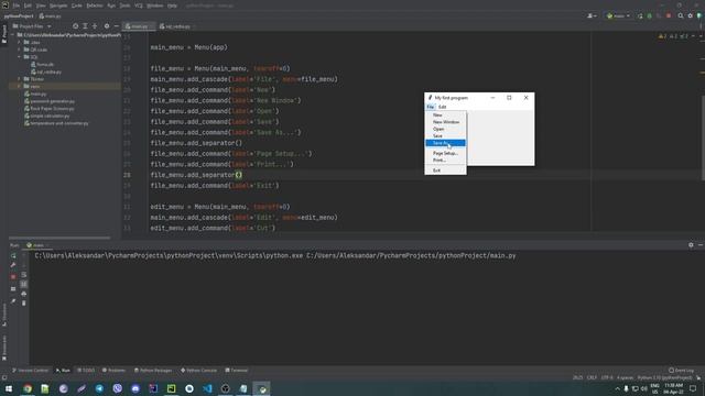 Python #37 - Tkinter Separator i Accelerator смотреть онлайн