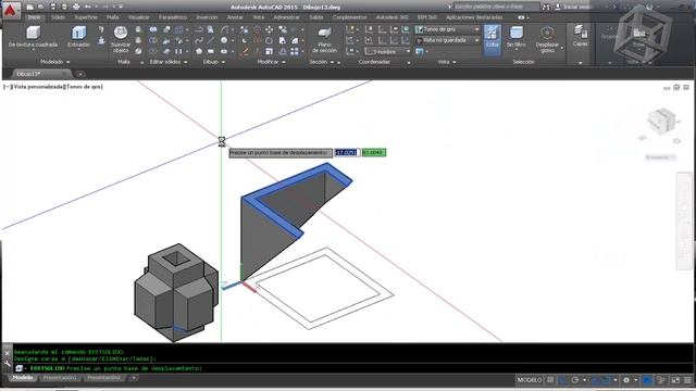 Editar Solido Todo en uno en AutoCAD 2015 смотреть онлайн