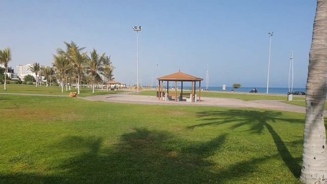 Oman Muscat-Amazing View Of Ghubrah Beach Park Muscat City|Beautiful Beach Park In Muscat City