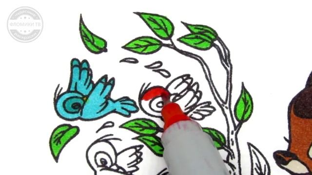 Бэмби: Бэмби и Топотун | Раскраска для детей | Раскраска