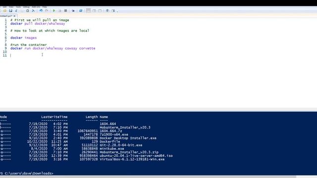 Docker Lab 2 download and build an image - docker whale смотреть онлайн