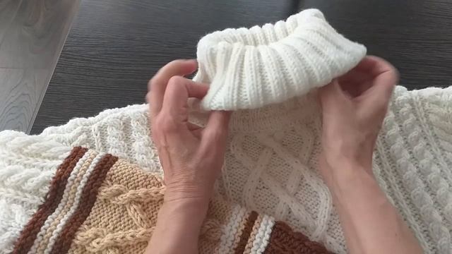 Свитер мужской с косами и ромбами. Вяжем вместе. ВСТУПЛЕНИЕ. смотреть онлайн
