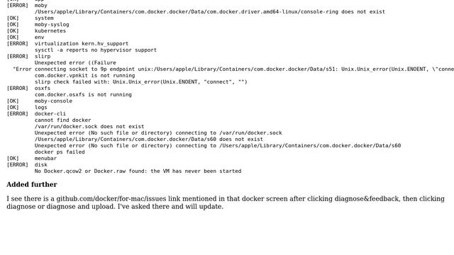 I can't install Docker. Does my CPU in Macbook Pro 2010, support the hypervisor framework? If... смотреть онлайн