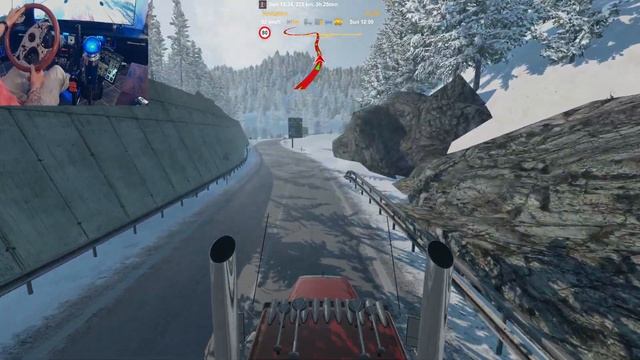 Ruda Freightliner Classic XL Going to Milan through the mountains! - ETS2 / PNG WE / Logitech G923