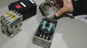 ПОДКЛЮЧЕНИЕ ЭЛЕКТРОДВИГАТЕЛЯ С ПУСКОВЫМ КОНДЕНСАТОРОМ (кнопка пнв или кнопочный пост и контактор)