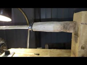 Всадной монтаж рукояти ножа.