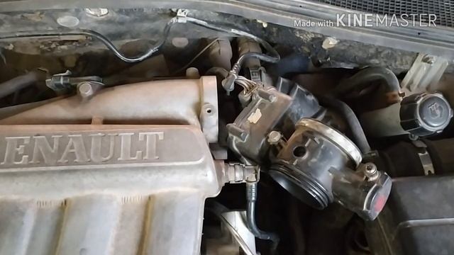 Демонтаж впускного коллектора Renault Laguna F5R. / Removing the intake manifold Renault Laguna F5R смотреть онлайн