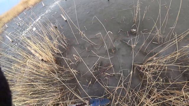 Зимняя рыбалка на озере "Айдыкуль". Провалился под лёд. смотреть онлайн