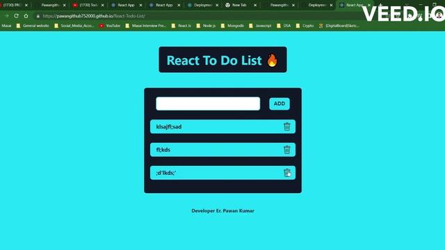 React Todo App смотреть онлайн