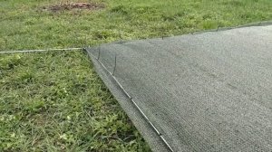 Летний, копеечный затеняющие навес во дворе, за 2 часа своими руками.