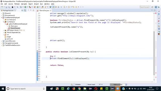 Selenium Interview Question 6 - How can you find that an element is displayed using Selenium смотреть онлайн