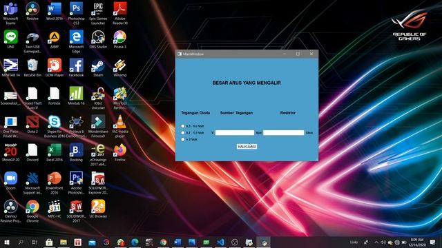 Perhitungan Rangkaian Seri Dioda Menggunakan Software Qt Creator dan Python смотреть онлайн