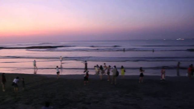 Kuta Beach - Bali / Индийский океан / сказочный закат смотреть онлайн