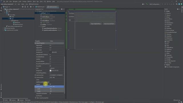 Java Swing Tutorial - Swing Component Part 1 | IntelliJ IDEA смотреть онлайн