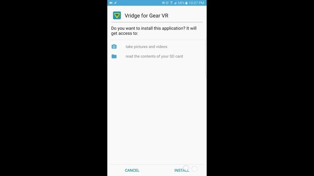 How To Fix Problems installing and running Sideload VR version of Riftcat Vridge for Gear VR. смотреть онлайн