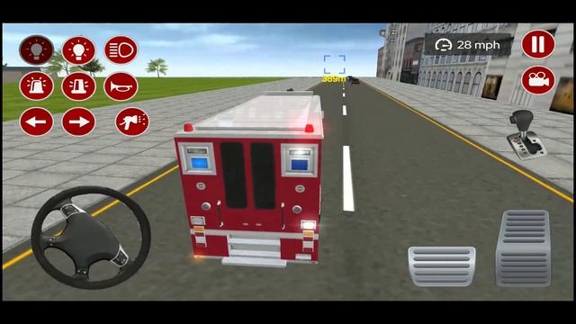 Real Fire Truck Driving Simulator 2022 - Fireman's Daily Job Game - Android Gameplay смотреть онлайн