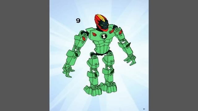 Lego Ben 10 Alien Force Swamp Fire 8410 Лего Бен Тен Инопланетная Сила Пламенный смотреть онлайн