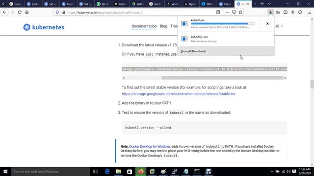 Lecture 7 Kubernetes Controlling your cluster from Personal Laptop Windows OS other than the contro смотреть онлайн
